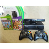 Xbox 360 2 Controles Kinect Com Minecraft Infantis Crianças