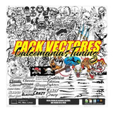 Pack Vectores De Calcomanias Tuning Marcas Corte Y Impresion