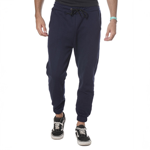 Jogging Hombre Chupin Pantalon Frizado Con Puño H41