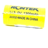 Bateria De Lithium 3v 1300mah 17x34mm Cr123a Rontek