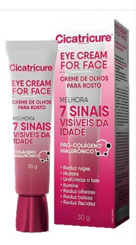 Cicatricure  Eye Cream For Face Pró Colageno Hialuronico 30g