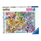 Rompecabezas Reto Pokemon 1000 Pz Ravensburger Pikachu Ash