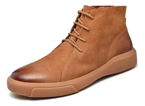 Zapatos De Cuero Para Hombre Botas De Senderismo Casuales