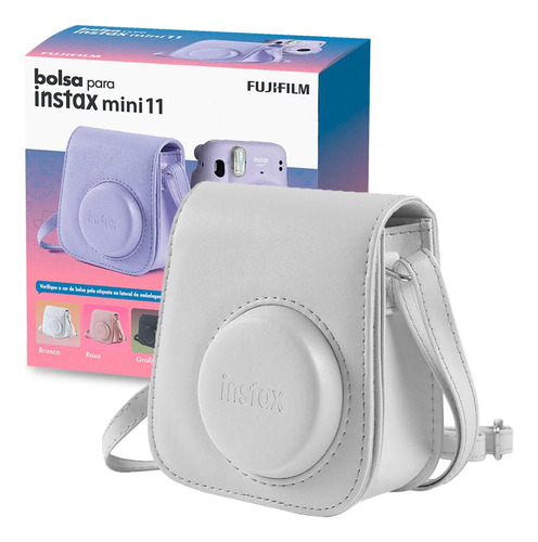 Bolsa Case Para Cameras Instax Mini 11 Cor Branco