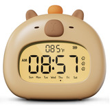 Wanidea Capybara - Reloj Despertador Para Ninos, Listo Para