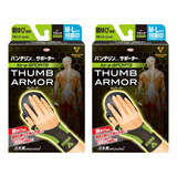 Thumb Armor Pack 2, Talla M-l, Neon Lime
