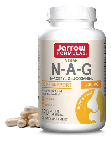 N-acetil Glucosamina 700mg 120 Cápsulas Jarrow Formulas