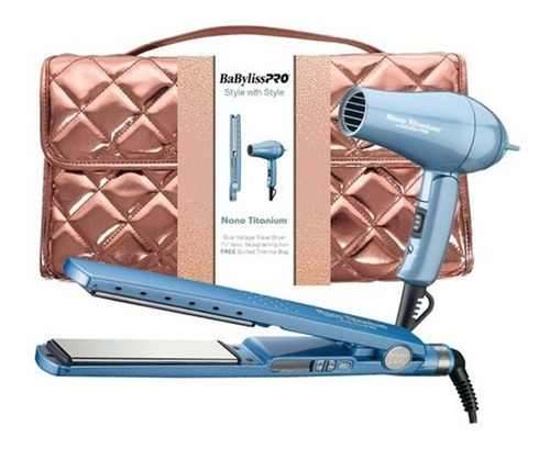 Kit Babyliss Pro Plancha- Secador Bntholbgnuz