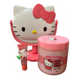 Hermoso Crema De Masajes + Espejo Hello Kitty + Lip Gloss