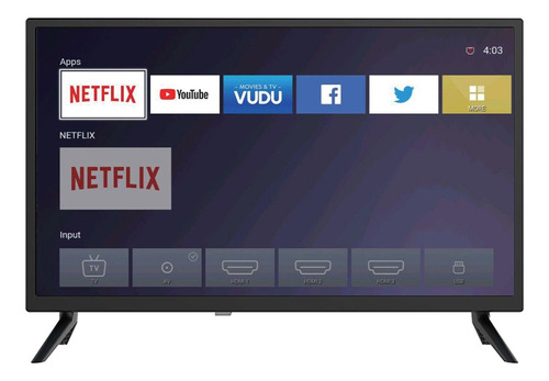 Smart Tv Dled Hd 24'' Supersonic Sc-2416stv Con Wi-fi