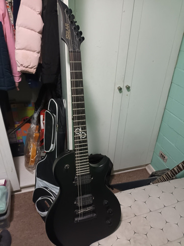 Guitarra Electrica Solar Gf2.6c Carbon Black Matte