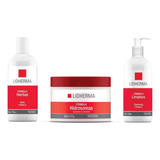 Kit X3 Emulsión De Limpieza + Hierbas + Hidrosomas Lidherma