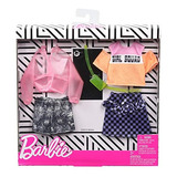 Barbie Ropa 2 Trajes Y 2 Accesorios Muñeca