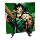 Quadro Azulejo Arqueiro Verde Heróis Quadrinhos Universo Dc