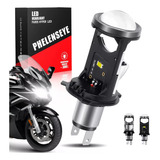 Faros Led H4 Hb3 9003 Tipo Lupa Para Moto Luz Altas Y Bajas