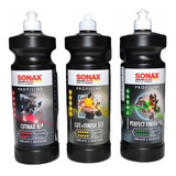 Kit De Pulido Sonax Cutmax + Cut Finish + Perfect Finish 1l