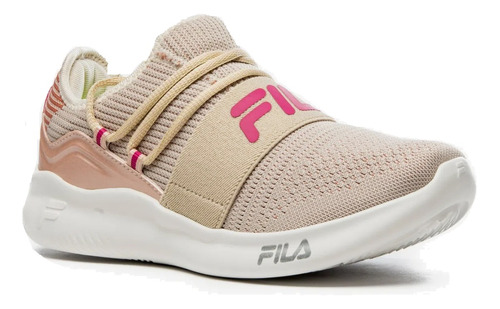 Zapatillas Fila Trend 2.0 Mujer Gris Claro Rosa 