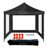 Gazebo 3x3 Plegable Portatil + Bolso Transporte Enrollable