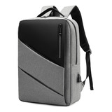 Mochila Porta Notebook Acolchada 17 Pulgadas Unisex Usb