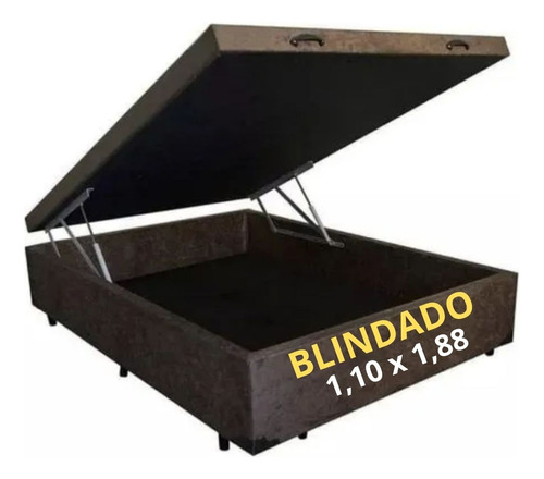 Cama Box Baú Solteirão 1,10 X 1,88 C/ 48cm Altura -reforçado