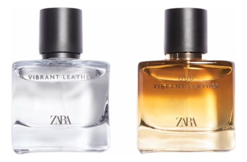 Perfume Zara 2x1 Vibrant Leather + Oud 60ml Original