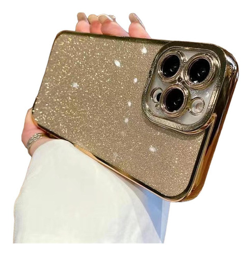 Funda Brillantes Para iPhone 8/7 Plus + Mica Mujer Dama Case