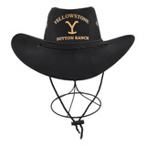 Vaquero Sombrero De Yellowstone Con Ala Curva