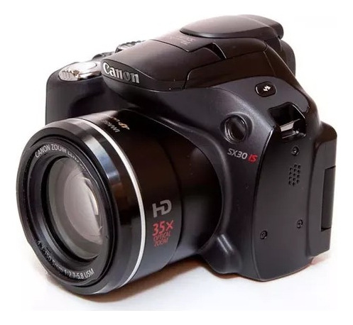 Cámara Digital Canon Powershot Sx30is 14.1mp, Zoom Optico35x