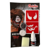 Maquillaje Artistico Pintafan Blanco Y Negro Halloween