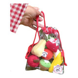 Kit Comida Tela Frutas Frutitas - Juego Simbólico Cocina