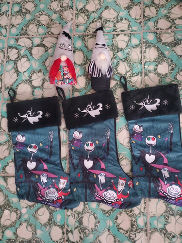 Botas Decorativas Disney Originales Jack Skellington Y Gnomo