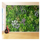 Adesivo De Parede Mural Verde Plantas Folhas 9,5m² Xna244