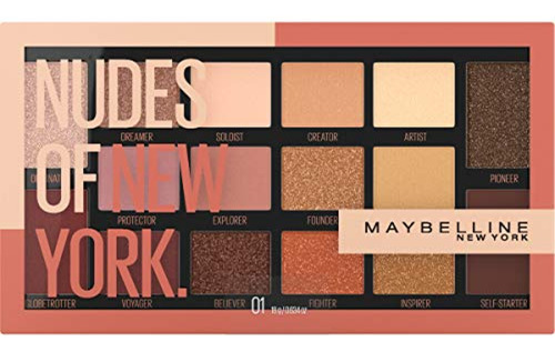 Sombra Para Ojos Nude  Paleta De Sombras De Ojos Maybelline