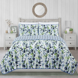 Colchas Para Cama Doble Y Queen, Con Diseno Floral De Vides