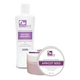 Kit Solução Emoliente 200ml E Esfoliante Apricoot 200g