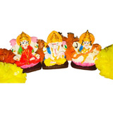 Sai Mart Laxmi Ganesh Saraswati - Figura Espiritual De 4 Pul