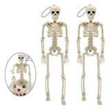 2 Piezas De Esqueletos De Halloween Decoraciones Calavera [u