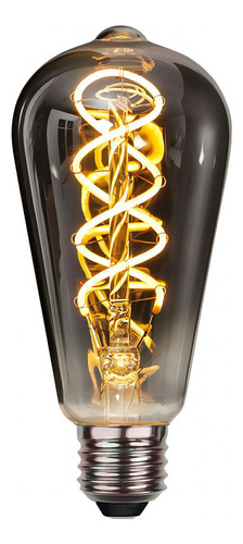 Lampara Vintage Smoked Led 4w E27 Calido 2700k