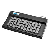 Teclado Pdv 44 Teclas Gertec Preto Usb Sem Display