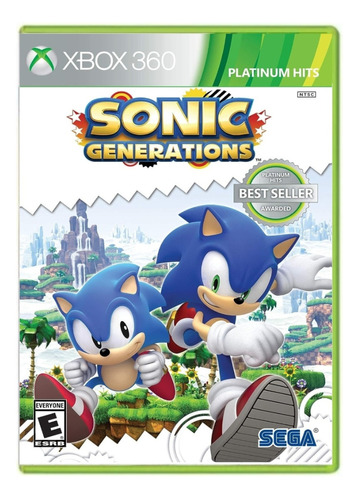 Jogo Sonic Generations Xbox 360 Novo