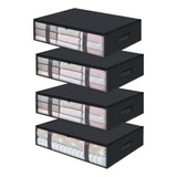 4pcs Organizador De Ropa 60 X45 X 15cm Cajas Organizadoras (