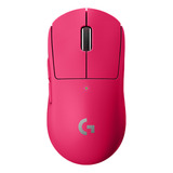 Logitech G Pro X Superlight, Mouse Gamer Inalámbrico, Rosa