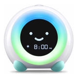Reloj Despertador Digital Para Niños Usb Littlehippo Azul