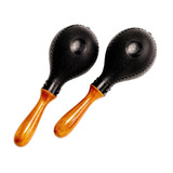 Par Maracas Meinl Plastico Mango Madera Pm2-bk