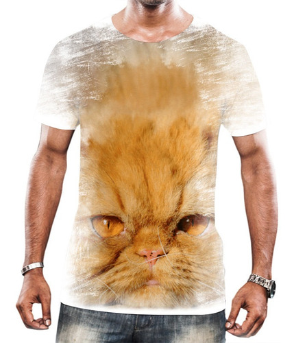 Camiseta Camisa Felinos Gatos Persas Raça Pura Animais Hd 8