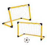 Canchas X2 Fútbol Banquitas Balón Mini Micro 65x85x45 Color Azul