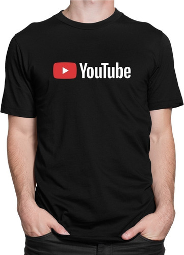 Camiseta Tradicional Youtube Videos Youtuber Canal