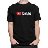 Camiseta Tradicional Youtube Videos Youtuber Canal