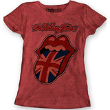 The Rolling Stones Roja Classic Rock Blusa Dama Rott Wear 