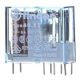Relevador Mini 8amp 12vcd 2p2t 8 Pin Finder 40.52.9.012.0000